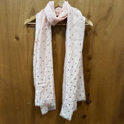 Sussan Pink Star Design Scarf (New)
