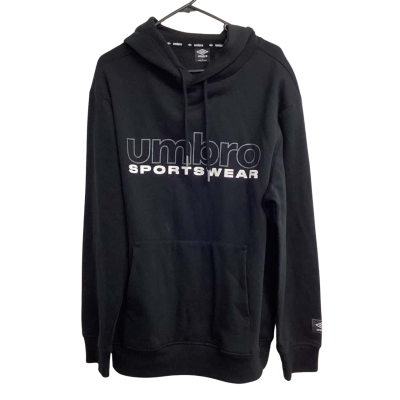 Umbro Mens  Size L Hoodie Black  Excellent Used Condition
