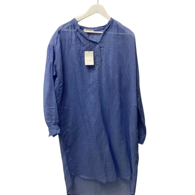 Lee Mathews Womens Casual Dress Blue / Striped / White size 2