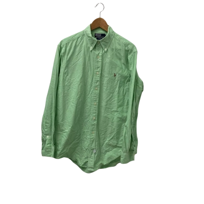 Polo Ralph Lauren Mens  Size 42 Long Sleeve Shirt Green 