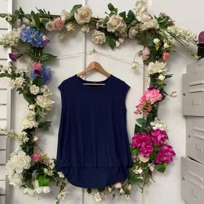Saba Womens  Size S Navy Blue 