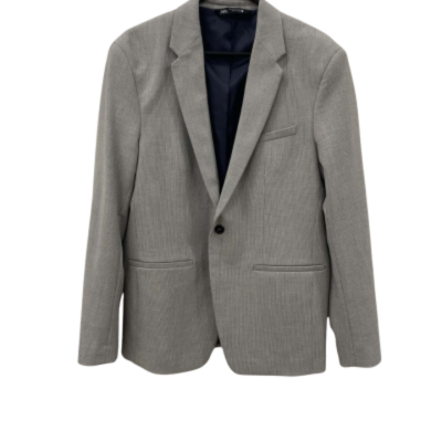 Zara Man Mens  Size 42 Blazer Grey 