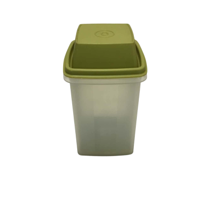 Vintage Tupperware Three Piece Pick-a-Deli Pickle Keeper In Olive Green  