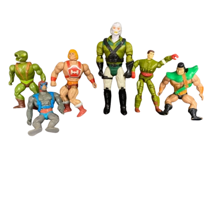 Vintage Collectible Action Figures x 6 