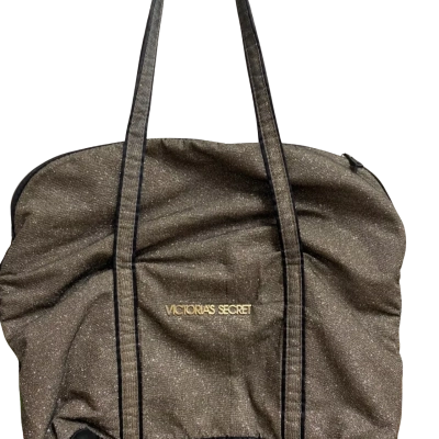 Victoria's Secret Metallic Glitter Tote Bag