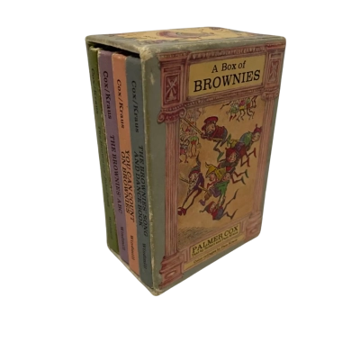 Vintage Children’s Mini Book Set A Box Of Brownies