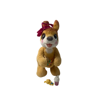 Fur real kangaroo with joeys and bottle 