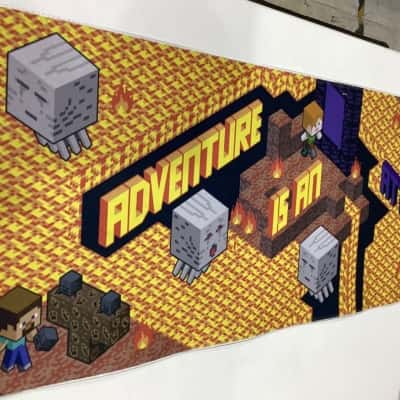 Official Minecraft themed LED Deskmat