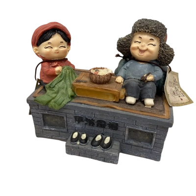 Resin Sculpture “Ordinary is a Blessing “ money box