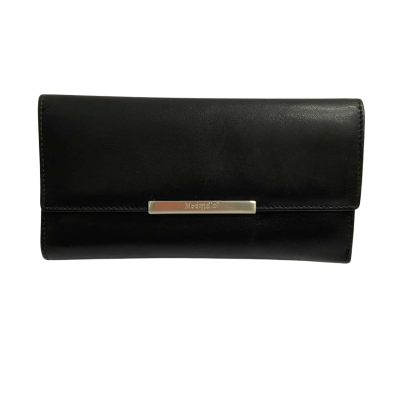 Modapelle Womens Black Leather Purse