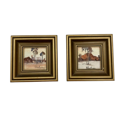 Two Small Paintings By John Kelly