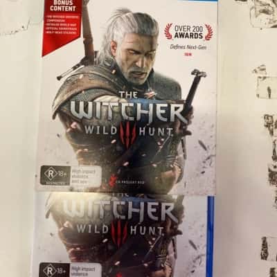 PS4 the Witcher wild hunt