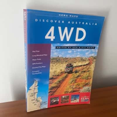 Hema Maps Discover Australia 4WD By Ron & Viv Moon Soft Cover 