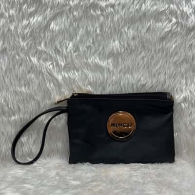 Mimco Womens Black  / Gold pouch