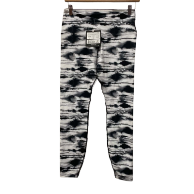 Lorna Jane Womens  Size L  active wear pants   / Grey / Pattern / White 