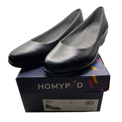 Homyped Womens  Size 6 Flats Black  