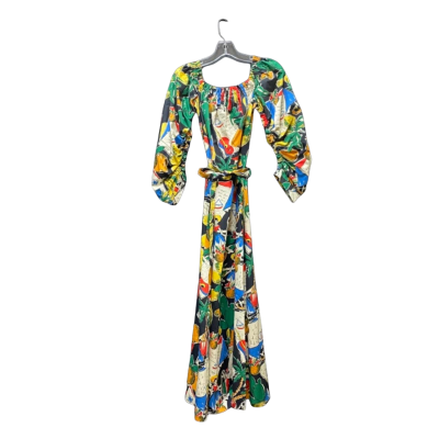 Scanlan Theodore Womens Long Sleeve Maxi Dress Size 8