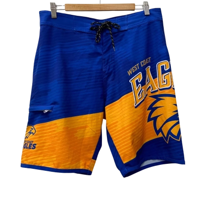 AFL West Coast Eagles AFL Barrel Board Shorts Size M