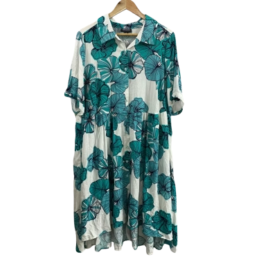 Autograph Womens  Size 14 Hi Low Shirt Dress Santorini