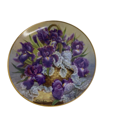 Mogambo Iris Plate by Katharine Austan- LIMITED EDITION 