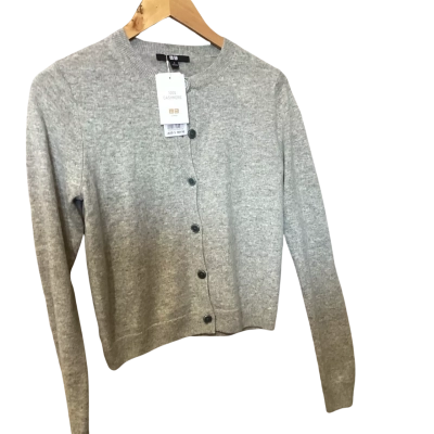 Uni  Womens  Size S Cardigan Grey 
