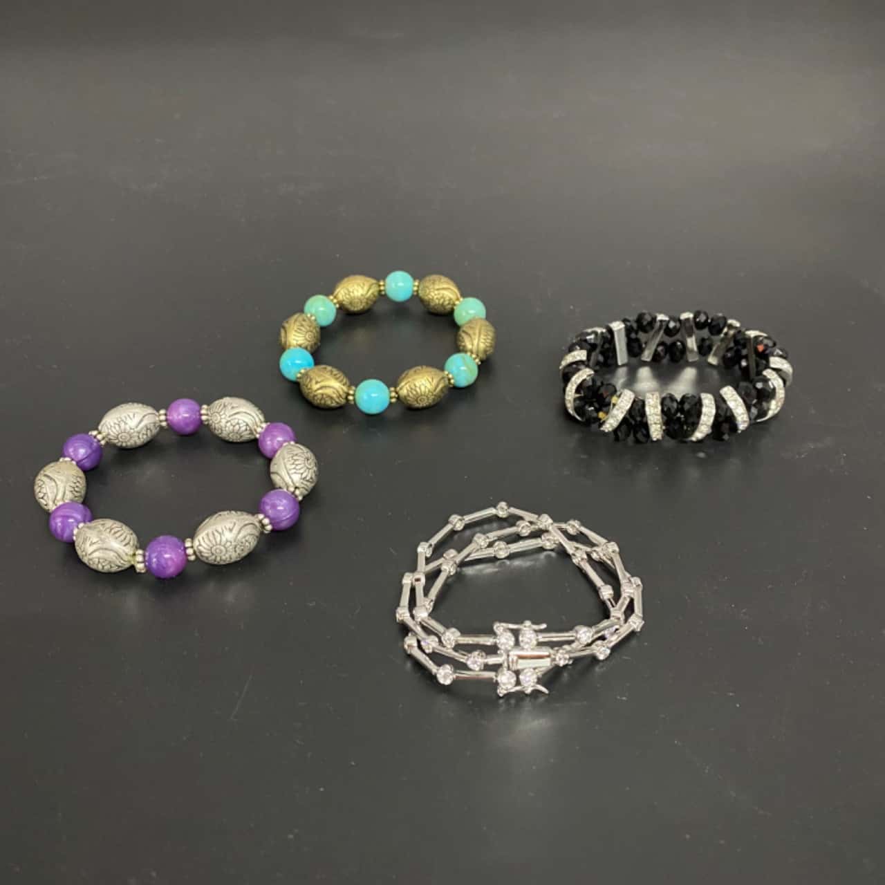 Lot De 4 Bracelets Unisexe Style Marin - Neufs Sans étiquettes