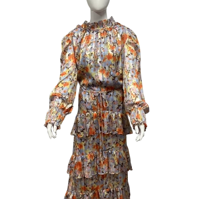 Elliatt Womens  Size XL Long Sleeve / Maxi Dress Floral 