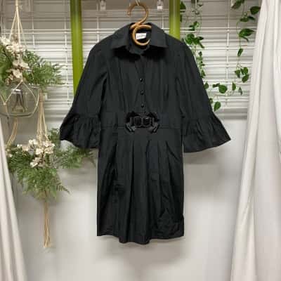 Joseph Ribkoff Womens Mini Dress Black  Size 12
