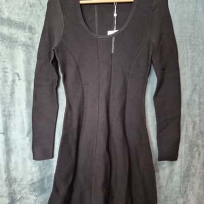 Zimmermann Womens  Size 6 Long Sleeve Dress Black  