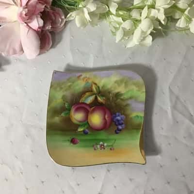 Nathco Edenware Hand painted Fruit Pattern Wall Plate