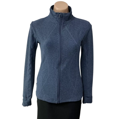 Rockwear Womens Size 8 Steel Blue Zip Front Jacket
