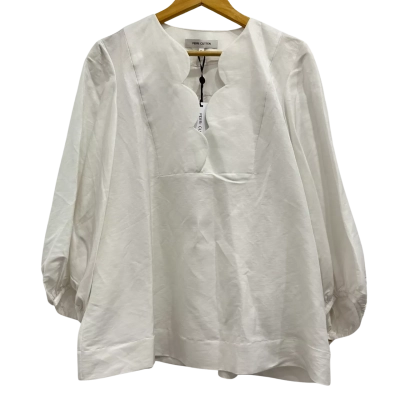 Perri Cutten Womens  Size XL Long Sleeve Top White 