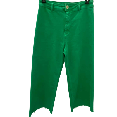 Ghanda Womens  Size 14 Wide Leg Pants Green 