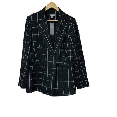 BNWT Sussan Womens Size M Blazer Black  / White RRP $99.95