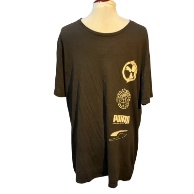 Puma Mens  Size XL Short Sleeve T-shirt Black  