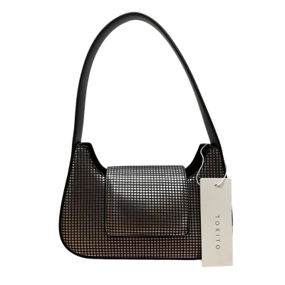 Tokito Black & Silver Kylie Bag