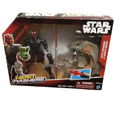 Hasbro HERO MASHERS SITH SPEEDER & DARTH MAUL. Multicoloured