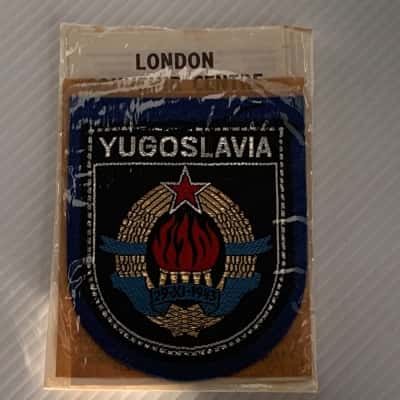Vintage Yugoslavia Travel Patch - Cold War Era
