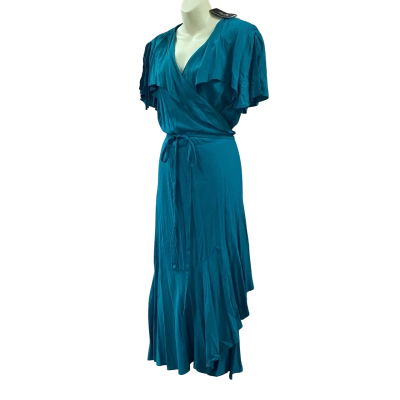 City Chic Maxi Fiesta Fun Dress Harbour Blue