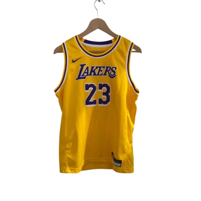 Nike Dri Fit / NBA Los Angeles Lakers Mens  Size L Athletic Tank Top Purple / White / Yellow 