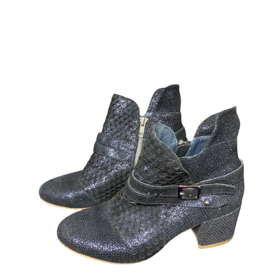 DJANGO & JULIETTE Women's Navy Blue Ankle Boots Size 37 