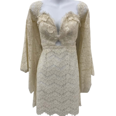 Thurley Design Womens  Size 10 Cocktail Dress Beige 