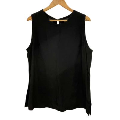 David Lawrence Womens  Size 16 Sleeveless Top Black  