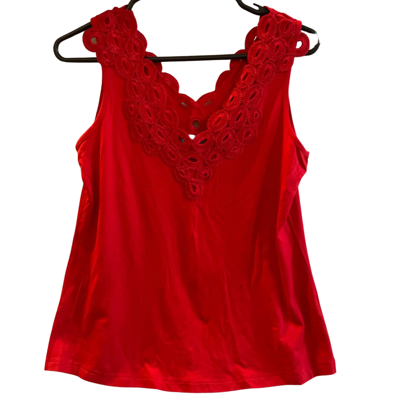 Blue Illusion Womens Size S Red Singlet(s)