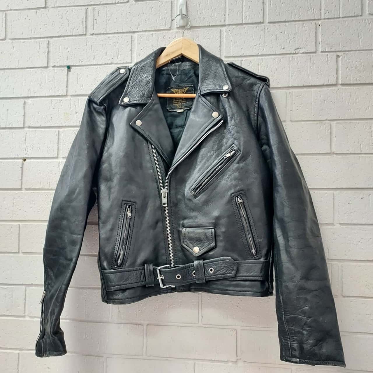 ginzi spider leather punk 本革 archive 00s Synthetic Leather Jacket by Junya Watanabe - La Garçonne