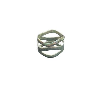 925 Sterling Silver Interwoven Ring
