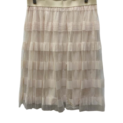 Liz Jordan Womens  Size M A-Line Skirt Cream 