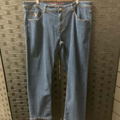 U.S. Polo Assn. Mens  Size 40 Relaxed Fit Jeans Blue 