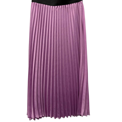 Decjuba Size S Pleated Skirt Pink  / Purple 