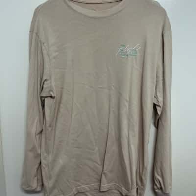 Jordan Men's Size S Long Sleeve Top - Beige 